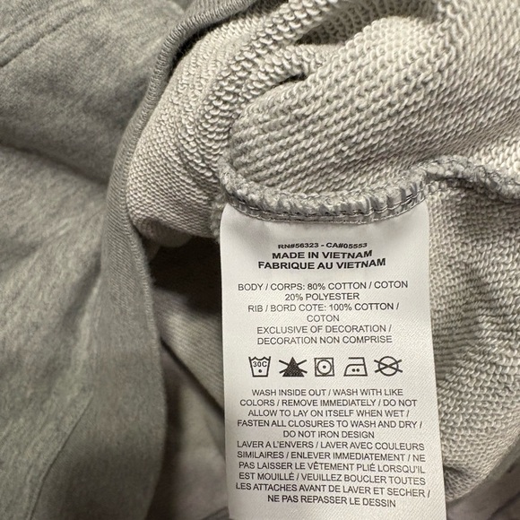 Nike Women's Lace-Up Gray Hoodie XS - Picture 10 of 11